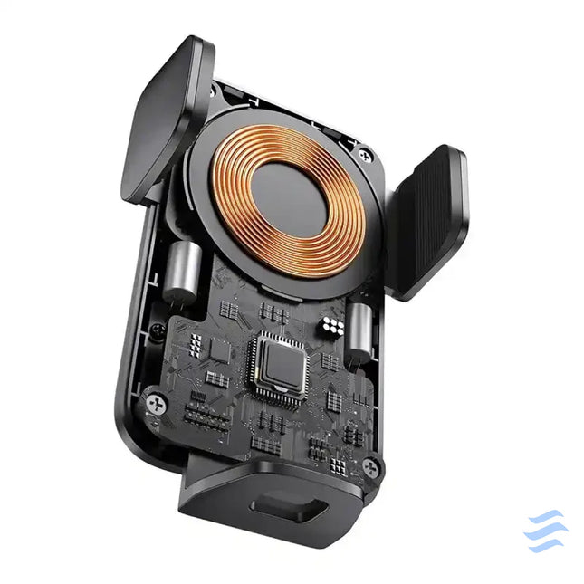 Baseus Wisdom Wireless Charging Air vent Electric Car Phone Holder (black) Phone holders