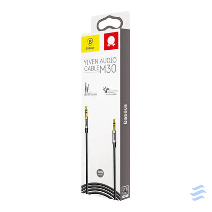 Baseus Yiven Audio Cable Cable 3.5 male Audio M30 1.5M Silver + Black Audio cables