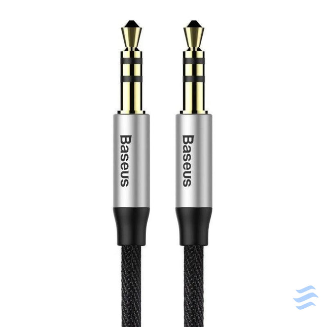 Baseus Yiven Audio Cable mini jack 3,5mm AUX 1m (Black + Silver) Audio cables