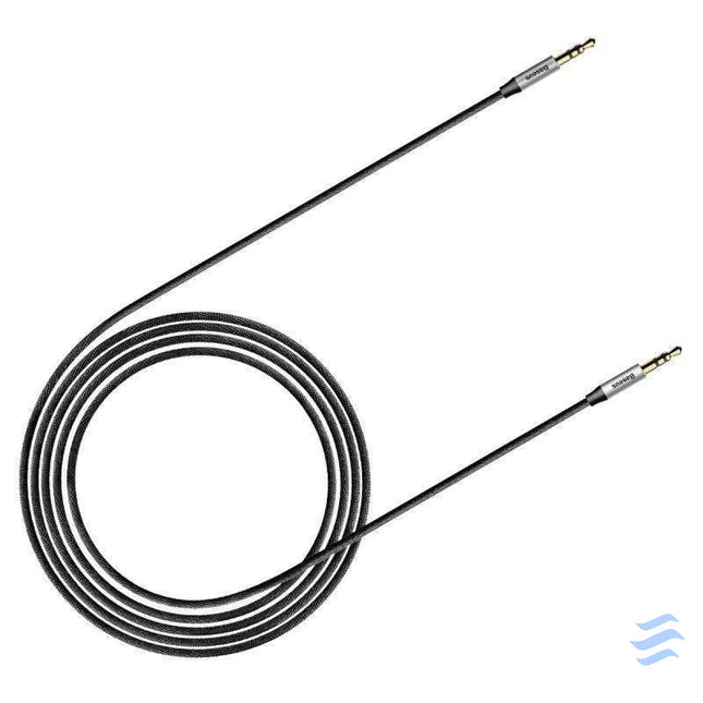 Baseus Yiven Audio Cable mini jack 3,5mm AUX 1m (Black + Silver) Audio cables