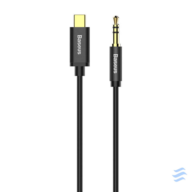 Baseus Yiven Audio cable USB C to mini jack 3,5mm 1.2m (Black) Audio cables