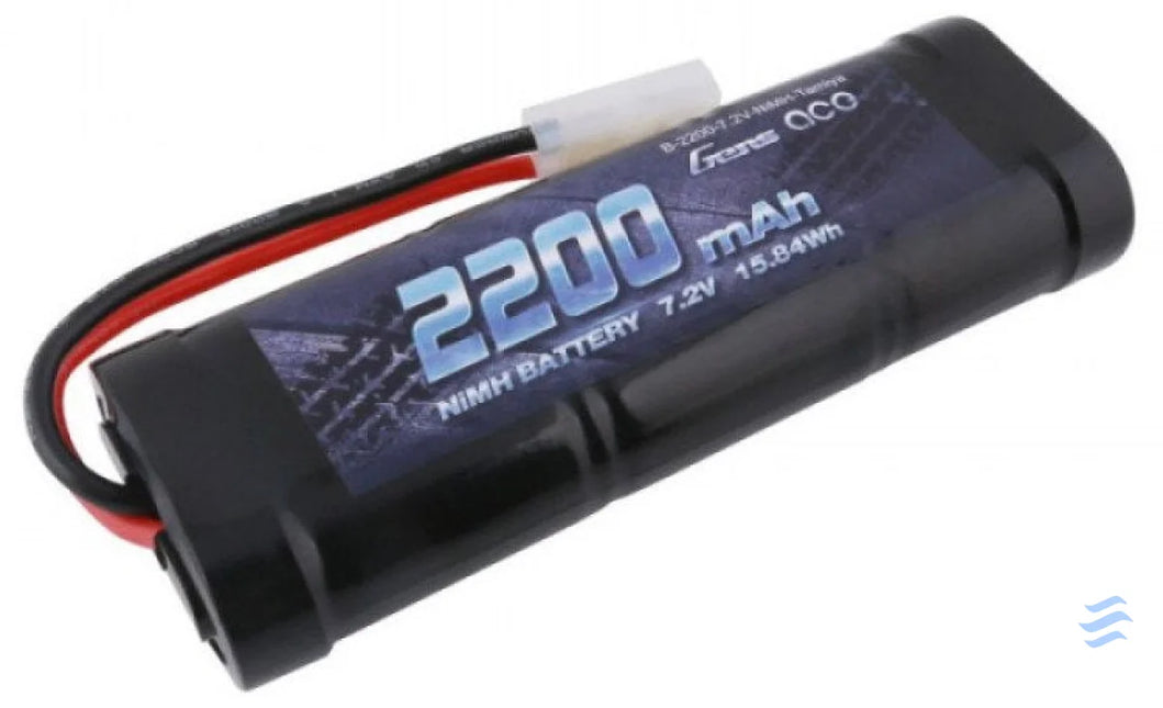 Battery Gens Ace 2200mAh 7,2V NiMH Tamiya Lithium and NiMH