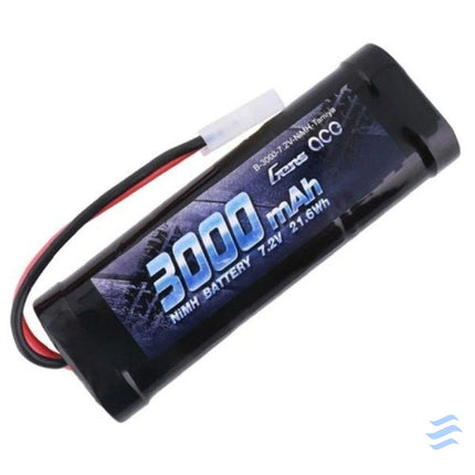 Battery Gens Ace 3000mAh 7,2V NiMH Tamiya Lithium and NiMH