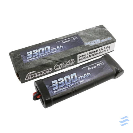 Battery Gens Ace 3300mAh 8,4V NiMH Flat T Plug Lithium and NiMH