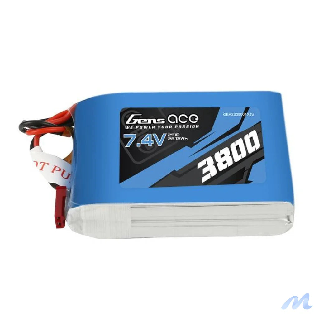 Battery Gens Ace 3800mAh 7.4V 1C 2S1P do Taranis Q X7