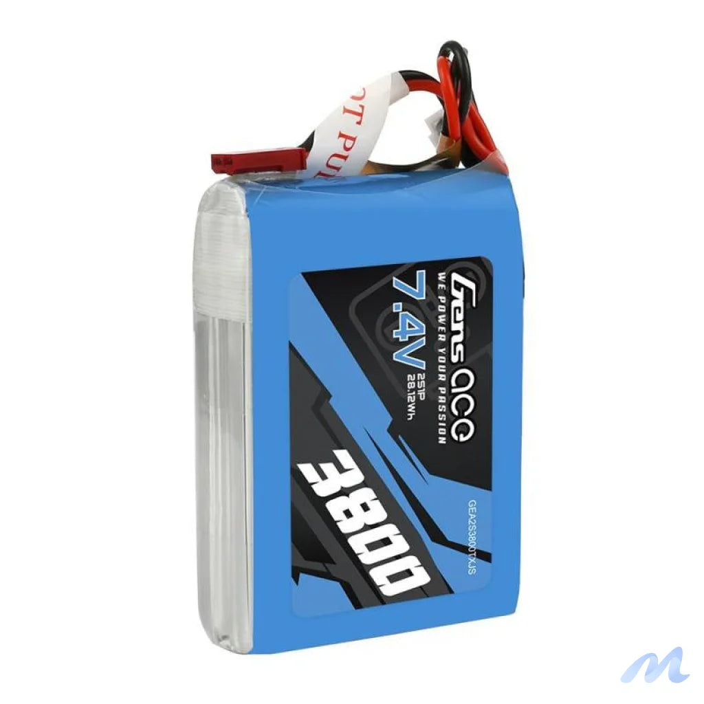 Battery Gens Ace 3800mAh 7.4V 1C 2S1P do Taranis Q X7