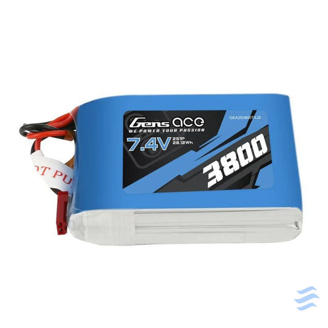 Battery Gens Ace 3800mAh 7.4V 1C 2S1P do Taranis Q X7 Lithium and NiMH