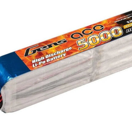 Battery Gens Ace 5000mAh 44.4V 60/120C 12S1P Lithium and NiMH