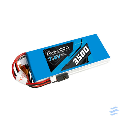 Battery LiPo Gens Ace 3500mAh 7,4V 1C 2S1P RX/TX Lithium and NiMH