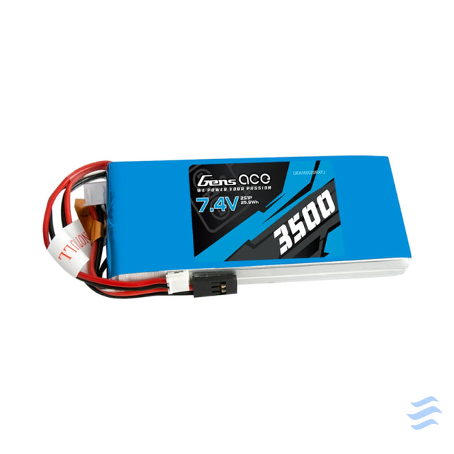 Battery LiPo Gens Ace 3500mAh 7,4V 1C 2S1P RX/TX Lithium and NiMH