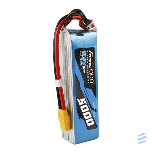 Battery LiPo Gens Ace Bashing 5000mAh 18.5V 60C 5S1P XT90 Lithium and NiMH