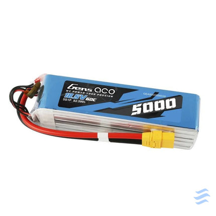 Battery LiPo Gens Ace Bashing 5000mAh 18.5V 60C 5S1P XT90 Lithium and NiMH