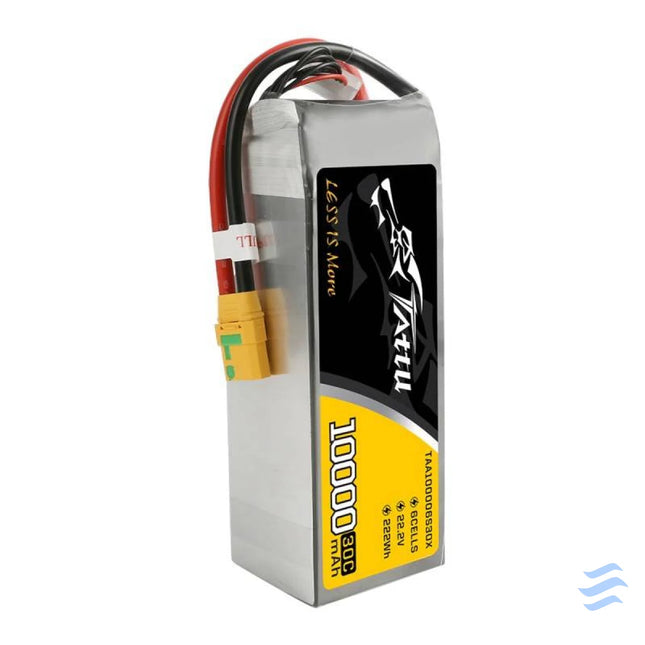 Battery Tattu 10000mAh 22.2V 30C 6S1P XT90 Anti spark Plug Lithium and NiMH
