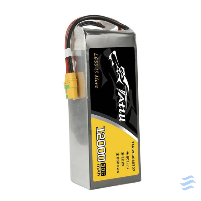 Battery Tattu 12000mAh 22.2V 30C 6S1P XT90 Lithium and NiMH