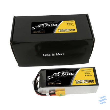 Battery Tattu 12000mAh 22.2V 30C 6S1P XT90 Lithium and NiMH