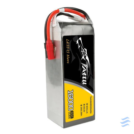 Battery Tattu 16000mAh 22.2V 30C 6S1P LiPo AS150 + XT150 Lithium and NiMH