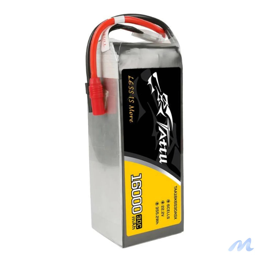 Battery Tattu 16000mAh 22.2V 30C 6S1P LiPo AS150+XT150