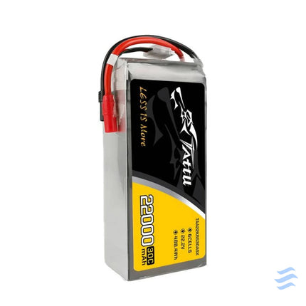 Battery Tattu 22000mAh 22.2V 30C 6S1P LiPo AS150 + XT150 Lithium and NiMH