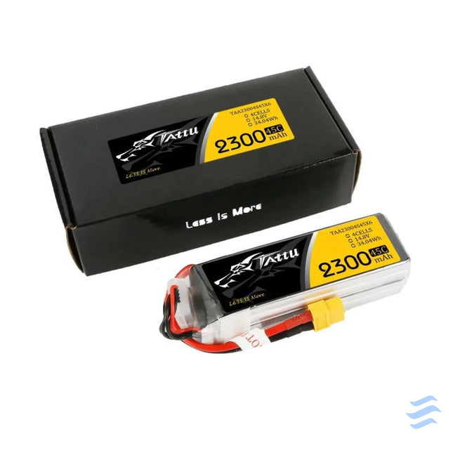 Battery Tattu 2300mAh 14,8V 75C 4S1P XT60 Lithium and NiMH