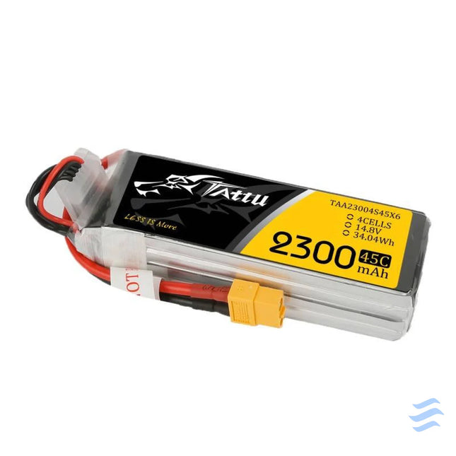 Battery Tattu 2300mAh 14,8V 75C 4S1P XT60 Lithium and NiMH