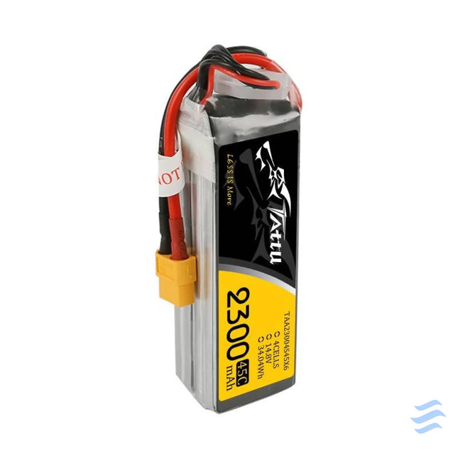 Battery Tattu 2300mAh 14,8V 75C 4S1P XT60 Lithium and NiMH