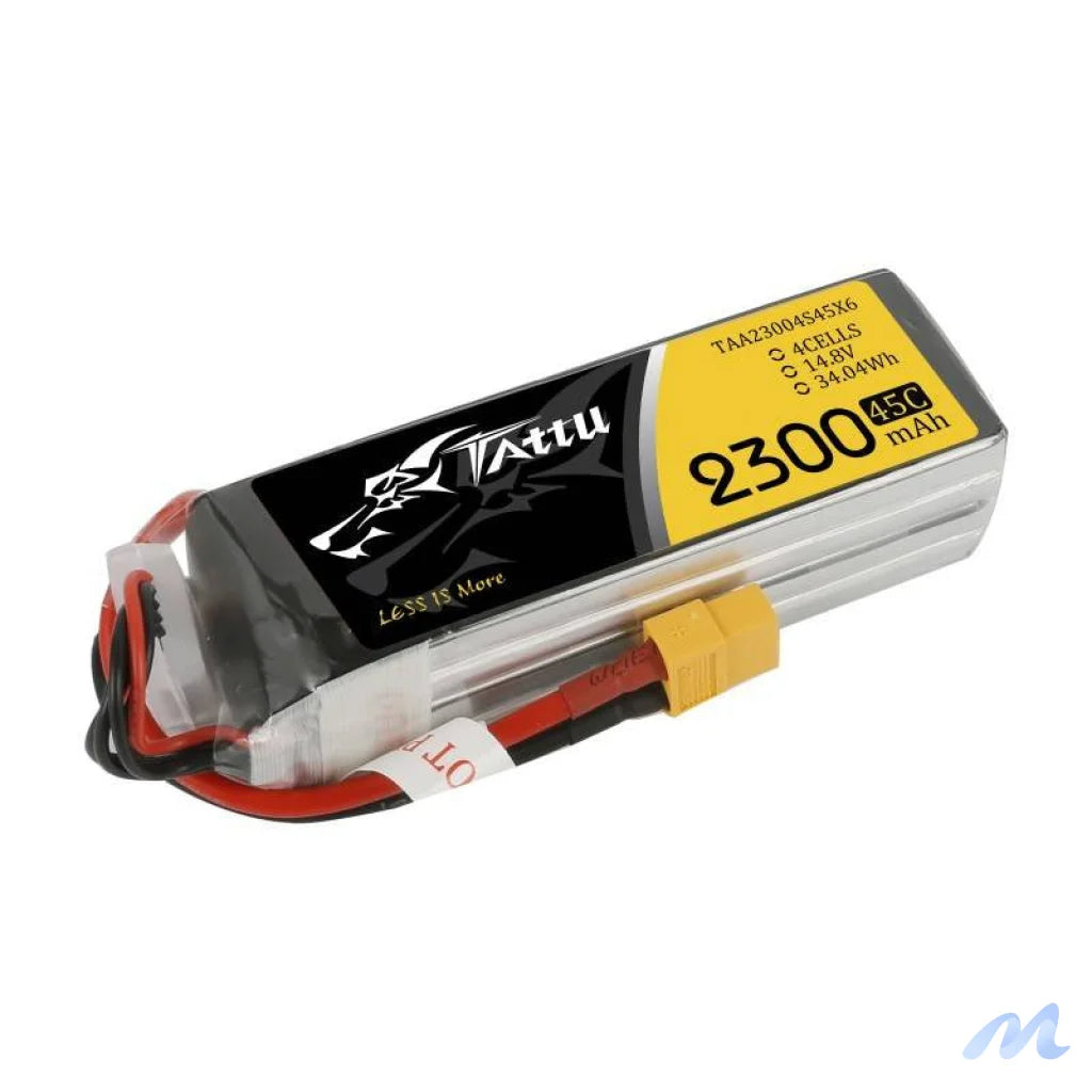 Battery Tattu 2300mAh 14,8V 75C 4S1P XT60