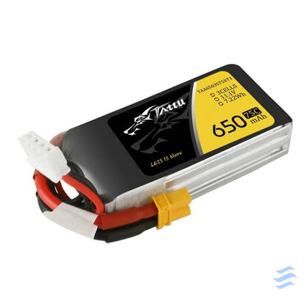 Battery Tattu 650mAh 11,1V 75C 3S1P Lithium and NiMH