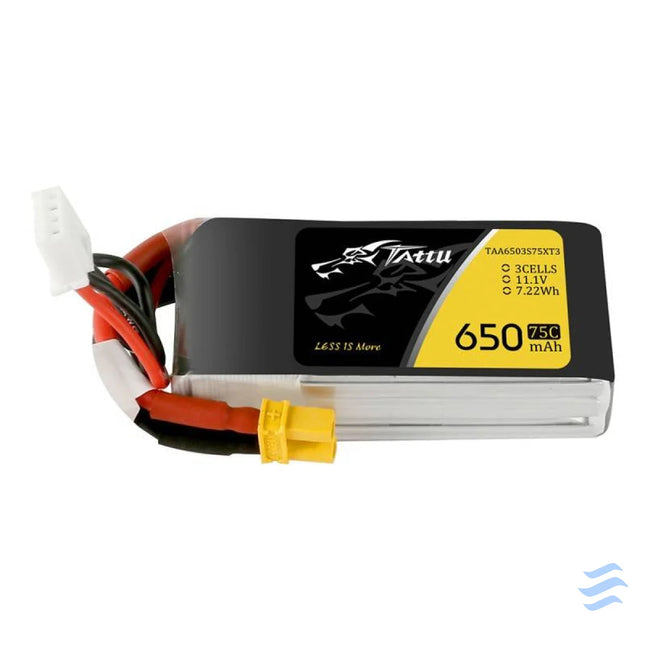 Battery Tattu 650mAh 11,1V 75C 3S1P Lithium and NiMH