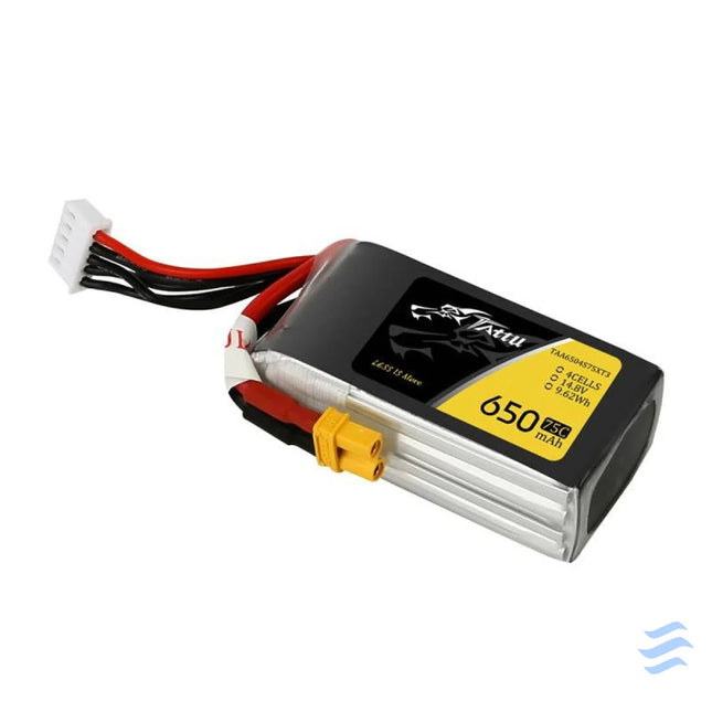 Battery Tattu 650mAh 14.8V 75C 4S1P XT30 Lithium and NiMH