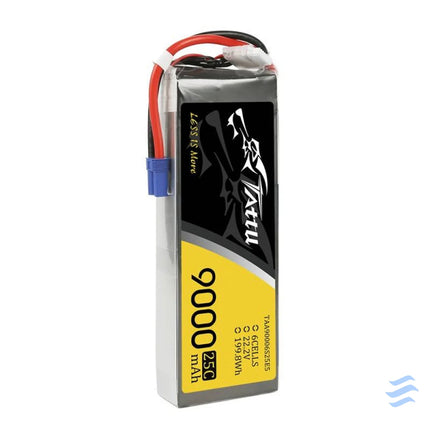 Battery Tattu 9000mAh 22,2V 25C 6S1P Lithium and NiMH