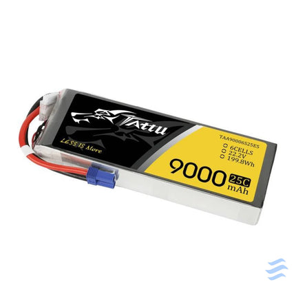 Battery Tattu 9000mAh 22,2V 25C 6S1P Lithium and NiMH