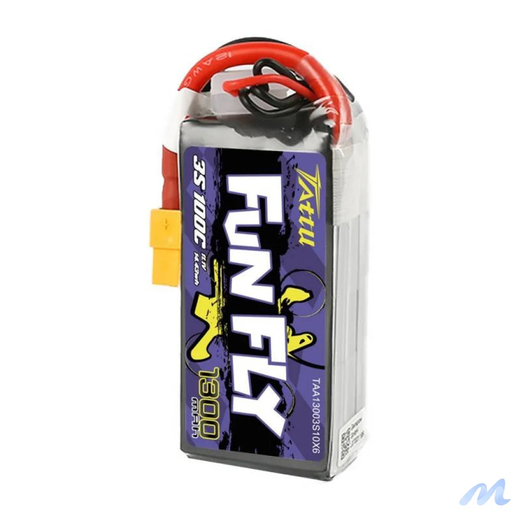 Battery Tattu Funfly 1300mAh 11,1V 100C 3S1P