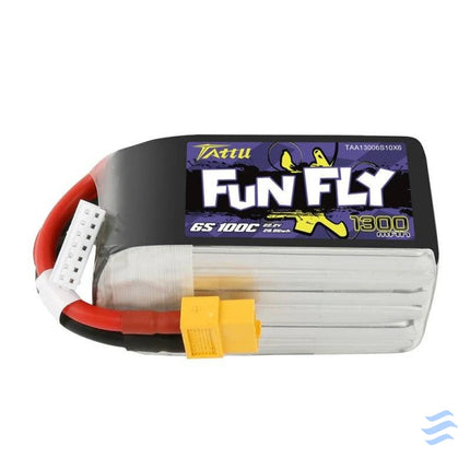 Battery Tattu Funfly 1300mAh 22,2V 100C 6S1P XT60 Lithium and NiMH