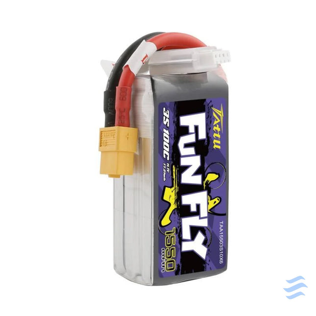 Battery Tattu Funfly 1550mAh 11,1V 100C 3S1P Lithium and NiMH