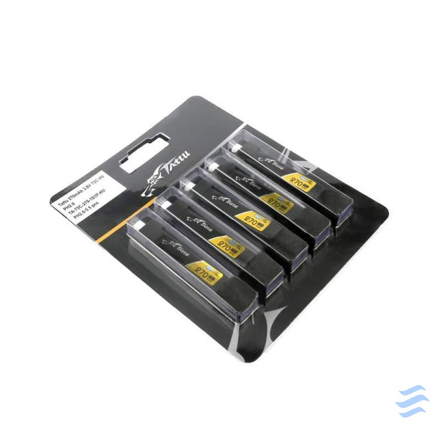 Battery Tattu LiPo 270mAh 3.8V 75C 1S1P JST PHR 2.0 (5pcs) Lithium and NiMH