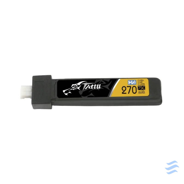 Battery Tattu LiPo 270mAh 3.8V 75C 1S1P JST PHR 2.0 (5pcs) Lithium and NiMH