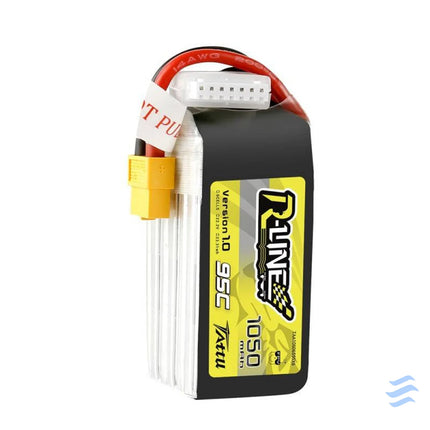 Battery Tattu R Line 1050mAh 22.2V 95C 6S1P XT60 Lithium and NiMH
