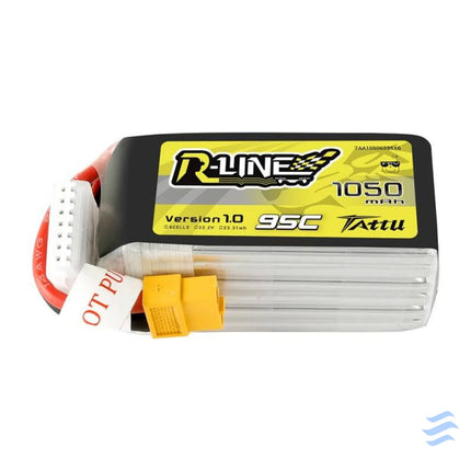 Battery Tattu R Line 1050mAh 22.2V 95C 6S1P XT60 Lithium and NiMH