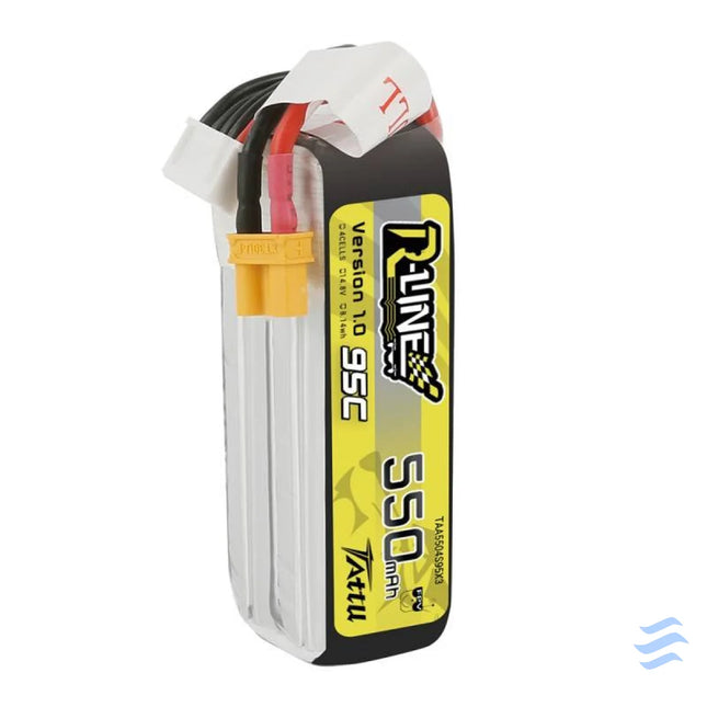 Battery Tattu R Line 550mAh 14.8V 95C 4S1P Lithium and NiMH