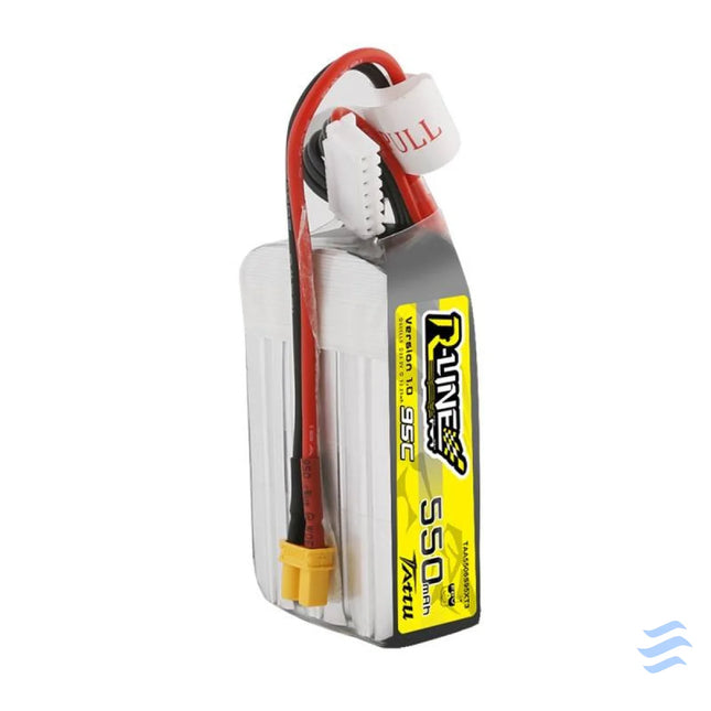 Battery Tattu R Line 550mAh 22.2V 95C 6S1P XT30 Lithium and NiMH