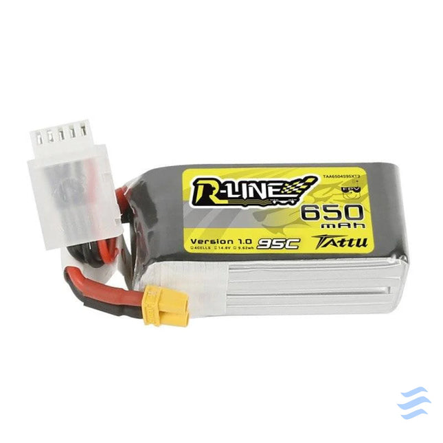 Battery Tattu R Line 650mAh 14,8V 95C 4S1P XT30 Lithium and NiMH