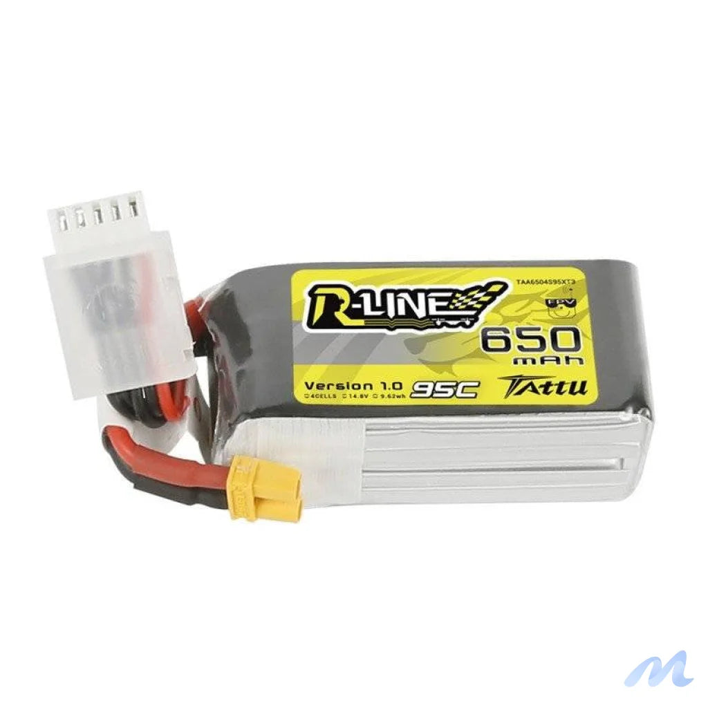 Battery  Tattu R-Line 650mAh 14,8V 95C 4S1P XT30
