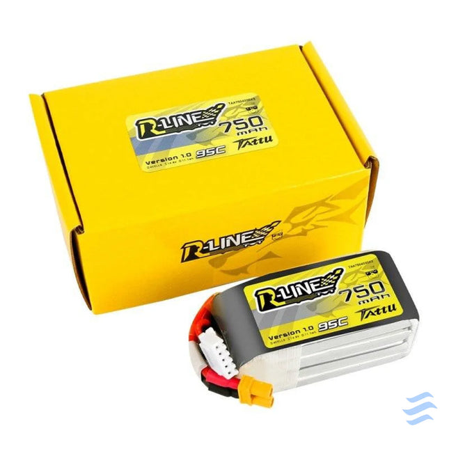 Battery Tattu R Line 750mAh 14.8V 95C 4S1P JST XHR Lithium and NiMH