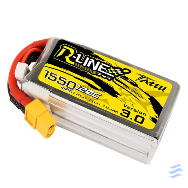 Battery Tattu R Line Version 3.0 1550mAh 14,8V 120C 4S1P XT60 Lithium and NiMH