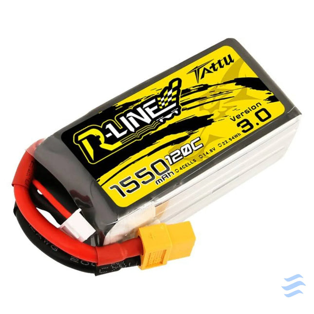 Battery Tattu R Line Version 3.0 1550mAh 14,8V 120C 4S1P XT60 Lithium and NiMH
