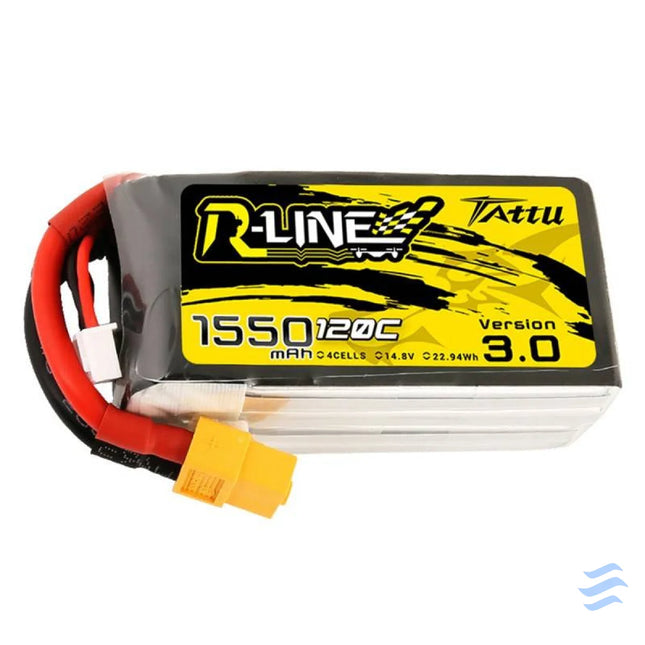 Battery Tattu R Line Version 3.0 1550mAh 14,8V 120C 4S1P XT60 Lithium and NiMH
