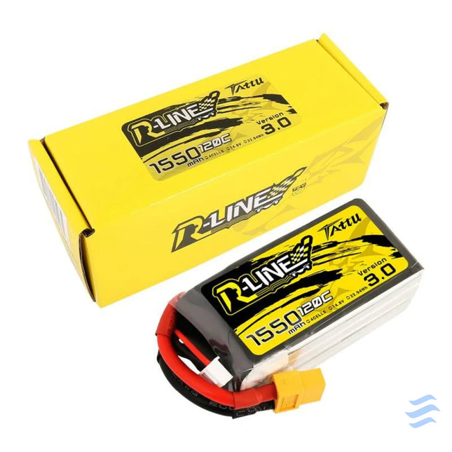 Battery Tattu R Line Version 3.0 1550mAh 14,8V 120C 4S1P XT60 Lithium and NiMH
