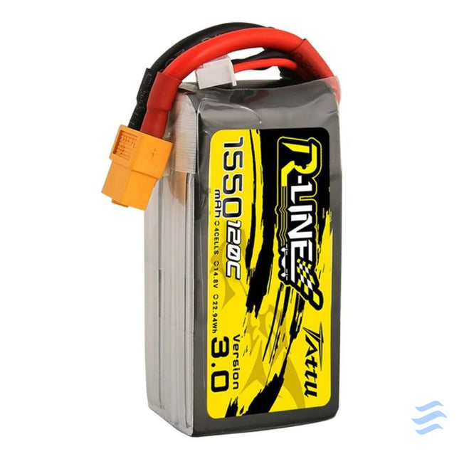Battery Tattu R Line Version 3.0 1550mAh 14,8V 120C 4S1P XT60 Lithium and NiMH