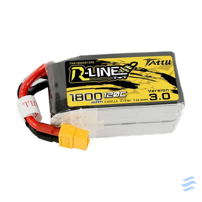 Battery Tattu R Line Version 3.0 1800mAh 14,8V 120C 4S1P XT60 Lithium and NiMH