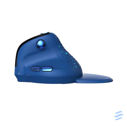 Bezprzewodowa mysz pionowa Delux M618XSD BT + 2.4G RGB (niebieska) Vertical mice